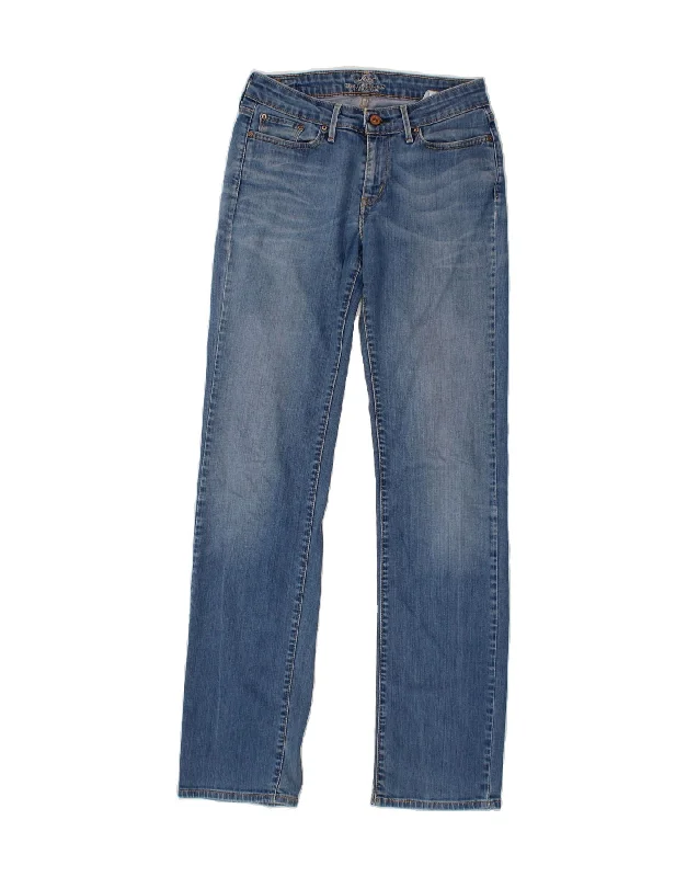 LEVI'S Womens Slight Curve Classic Fit Straight Jeans W27 L34 Blue Cotton Comfortable Drawstring Waist Jeans LEVI'S Womens Slight Curve Classic Fit Straight Jeans W27 L34 Blue Cotton Comfortable Drawstring Waist Jeans