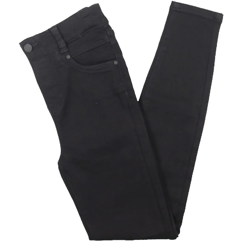 Liverpool Womens High Rise Pull On Ankle Jeans Cozy Relaxed Fit Denim Jeans