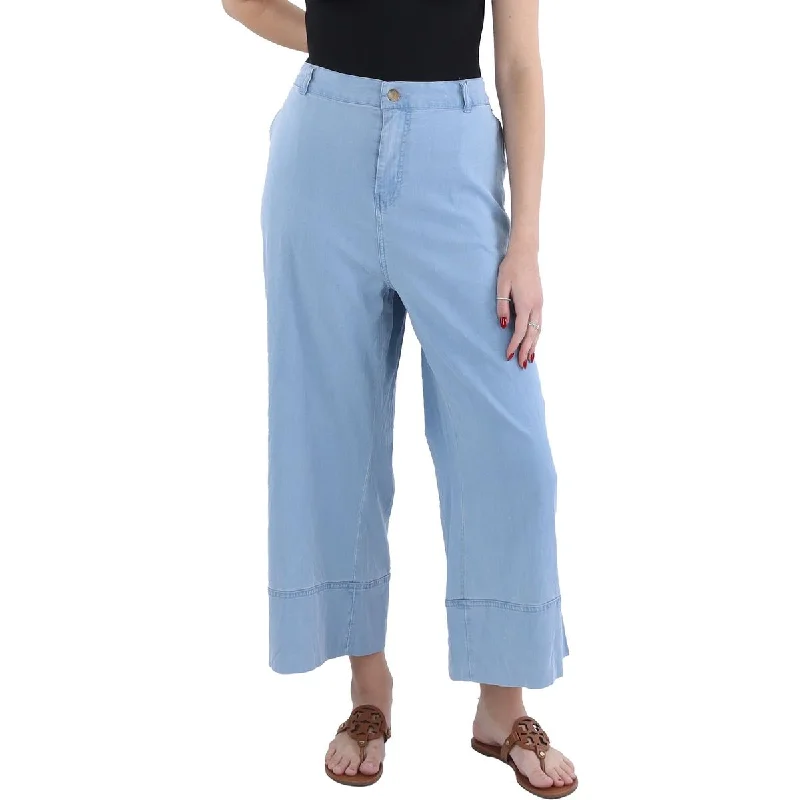 Lois Jeans Womens Clarissa Tencel Ankle Wide Leg Jeans Fashionable Raw Hem Bootcut Jeans Lois Jeans Womens Clarissa Tencel Ankle Wide Leg Jeans Fashionable Raw Hem Bootcut Jeans