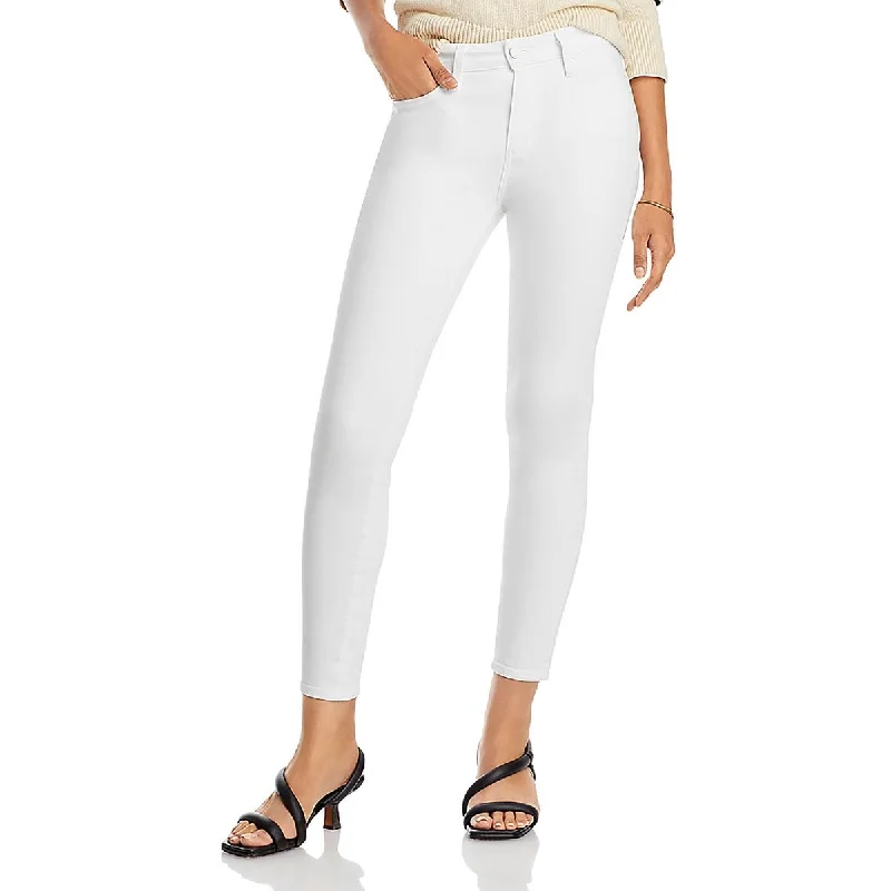 Paige Womens High Rise Stretch Skinny Jeans Trendy Skinny High-Waist Jeans