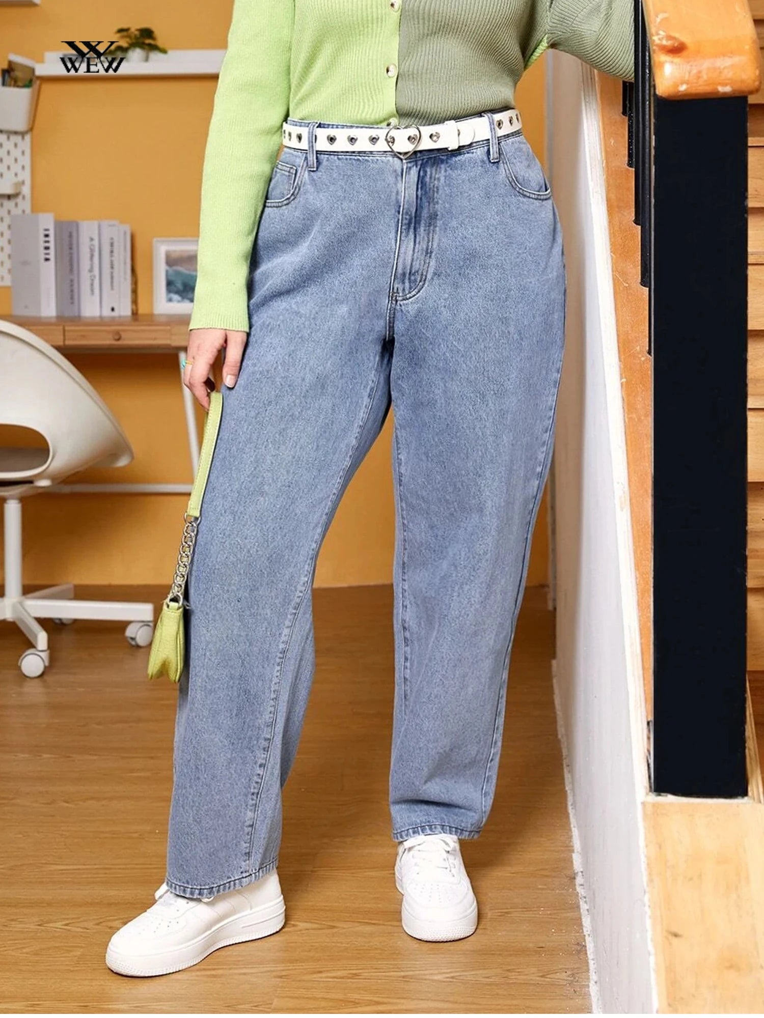 Plus Size Jeans for Women Stretchy High Waisted Jeans 7XL Loose Boyfriend Jean Cozy Tencel Blend Denim Jeans