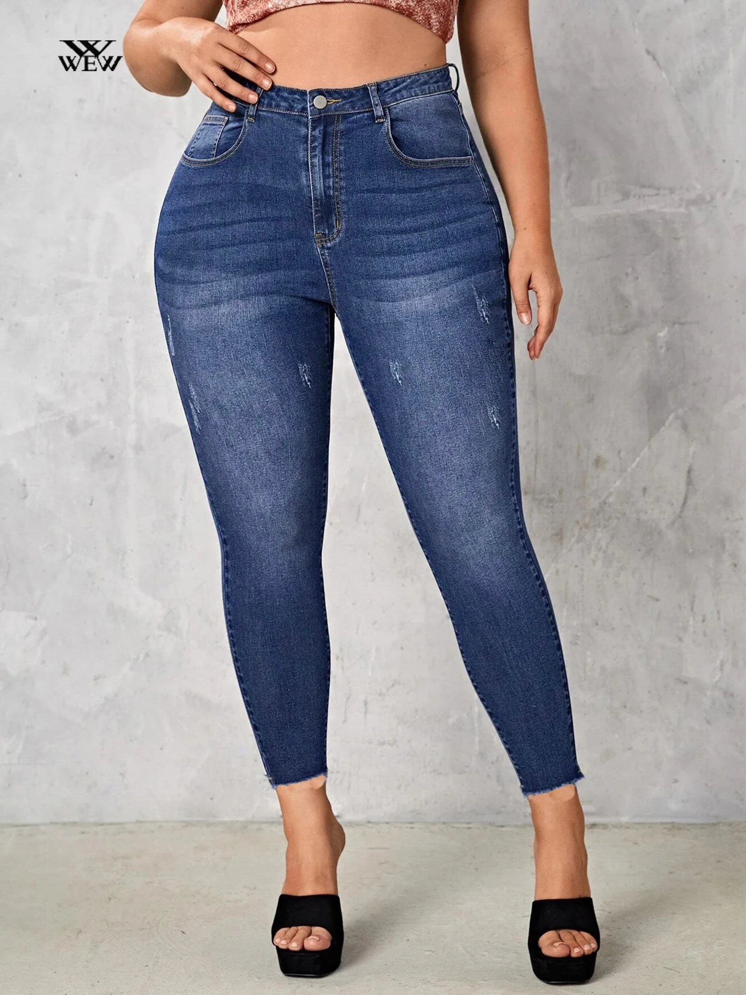 Plus Size Skinny Jeans for Women Stretchy Curvy Jeans High Waist Denim Women Jeans Stylish High-Waist Skinny Denim Plus Size Skinny Jeans for Women Stretchy Curvy Jeans High Waist Denim Women Jeans Stylish High-Waist Skinny Denim