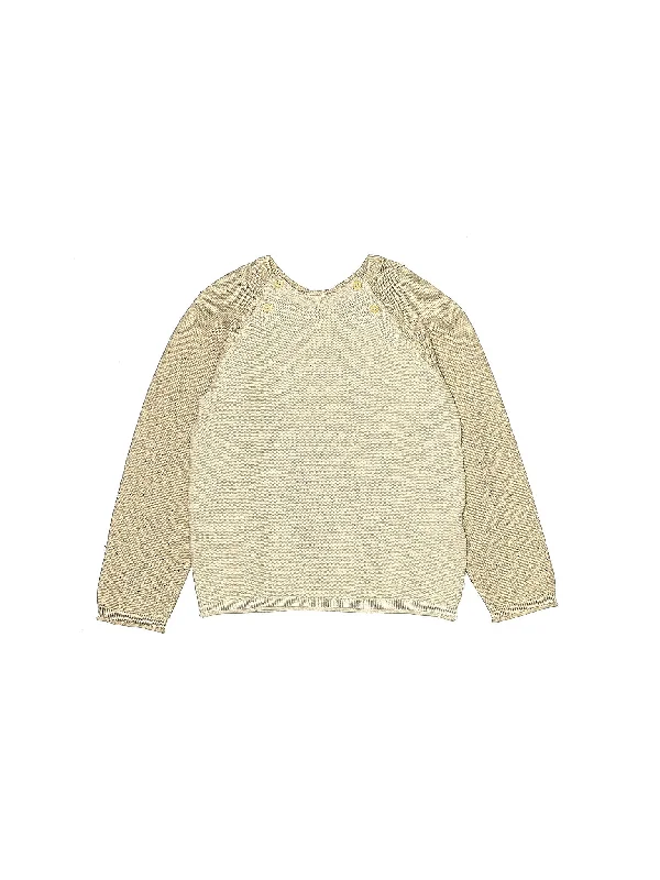 Pullover Sweater Handmade Hand-knitted Hand-woven