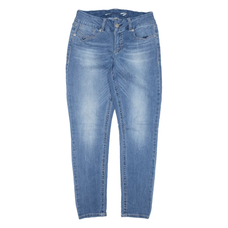 SEVEN7 Jeans Blue Denim Slim Skinny Womens W29 L29 Fashionable Button-Front Jeans