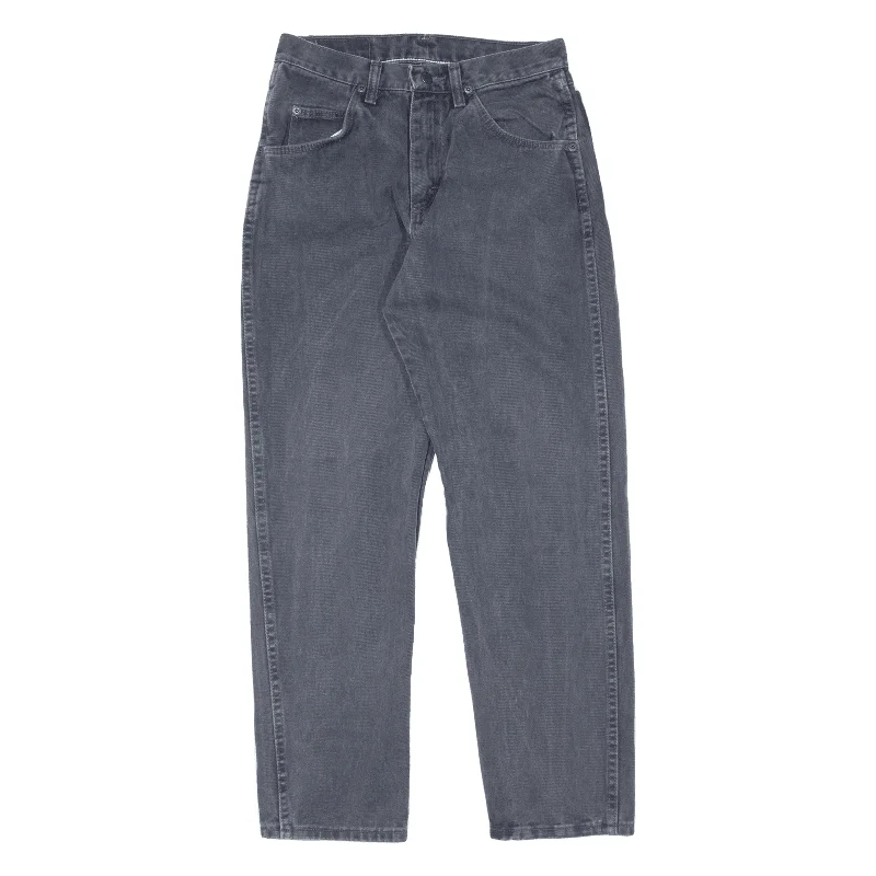 WRANGLER Jeans Grey Denim Regular Mom Womens W26 L30 Comfortable Faded High-Rise Jeans WRANGLER Jeans Grey Denim Regular Mom Womens W26 L30 Comfortable Faded High-Rise Jeans