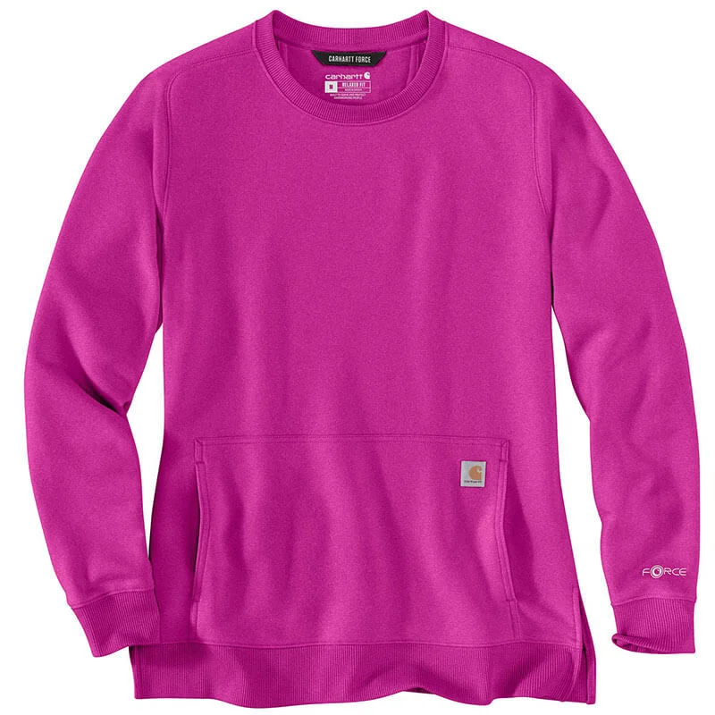105468 - Carhartt Women's Force Relaxed Fit Lightweight Sweatshirt Hoodie with Drop Shoulder Relaxed Streetwear