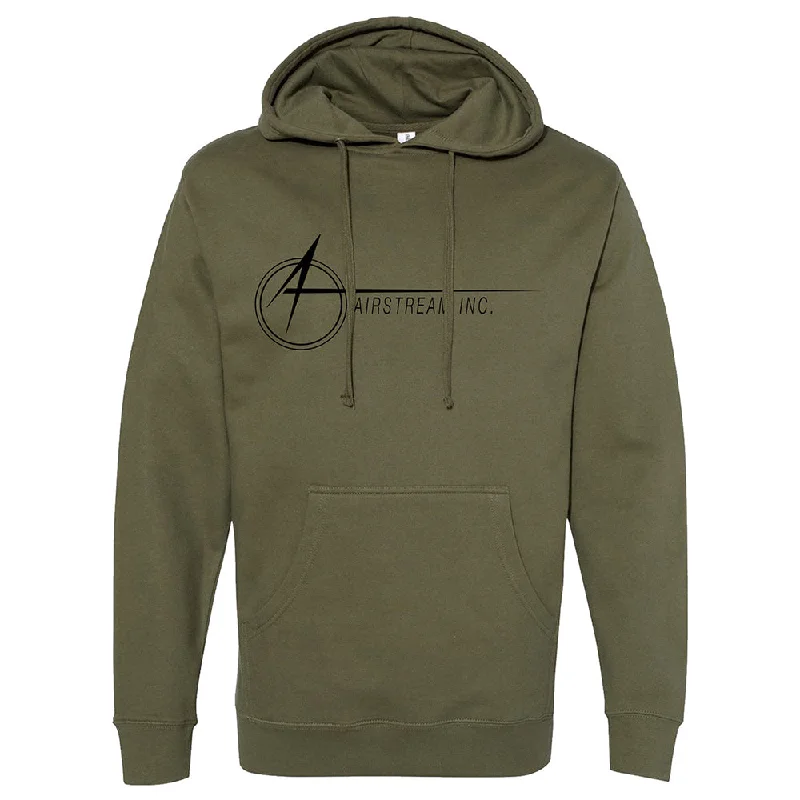 Airstream Space A Unisex Midweight Hoodie Hoodie with Hem Embroidery Detailed Premium