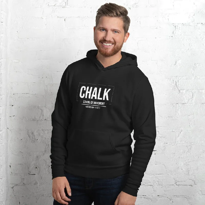Chalk Logo Unisex hoodie Hoodie with Pocket Utility Practical