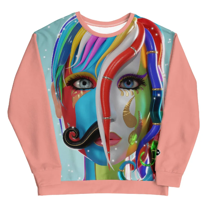 LEYLA & MAJNUN Premium Women's Sweatshirt Zip Hoodie Drawstring Kangaroo Pocket